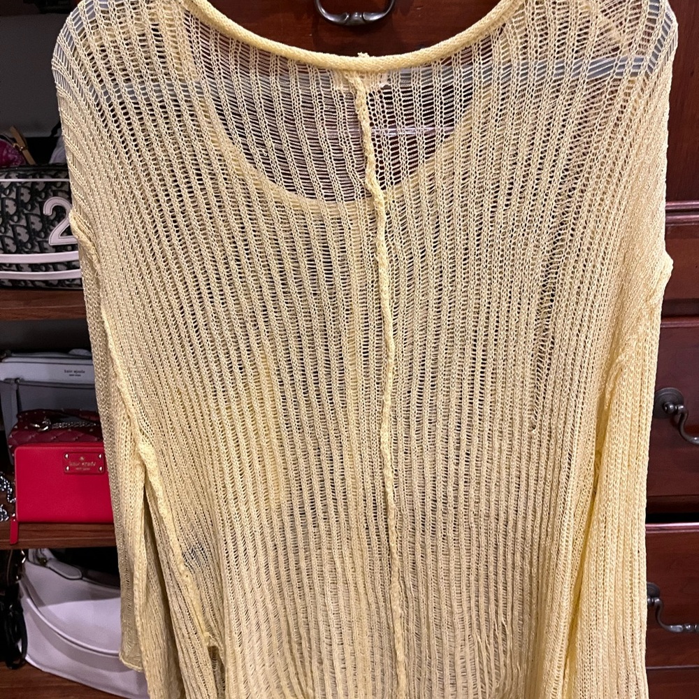EUC POL Sheer Boat Neck Sweater - Picture 7 of 8